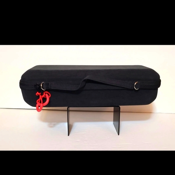 Steam Deck Faux Black Suede Carrying Case - Picture 5 of 5